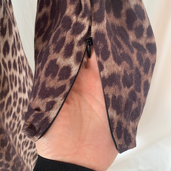 WITCHERY leopard print mini dress Size M - Picture 6 of 12